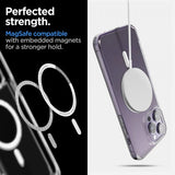 Spigen iPhone 14 Pro Cover AirSkin Hybrid MagFit Hvid