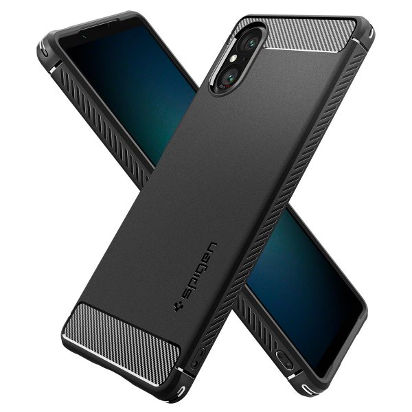 Spigen Sony Xperia 5 V Cover Rugged Armor Mat Sort