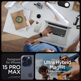 Spigen iPhone 15 Pro Max Cover Ultra Hybrid MagFit Frost Natural Titanium