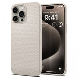 Spigen iPhone 15 Pro Cover Liquid Air Natural Titanium