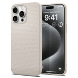 Spigen iPhone 15 Pro Cover Liquid Air Natural Titanium