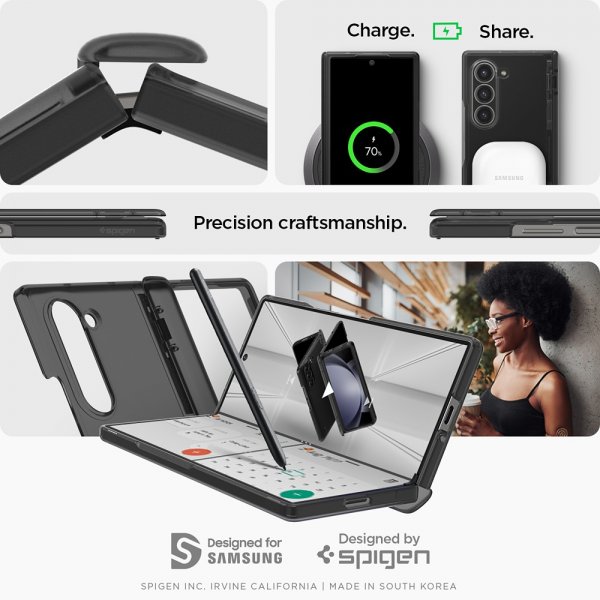 Spigen Samsung Galaxy Z Fold 6 Cover Ultra Hybrid Pro Frost Gray