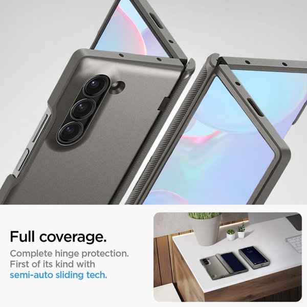 Spigen Samsung Galaxy Z Fold 6 Cover Slim Armor Pro Gunmetal