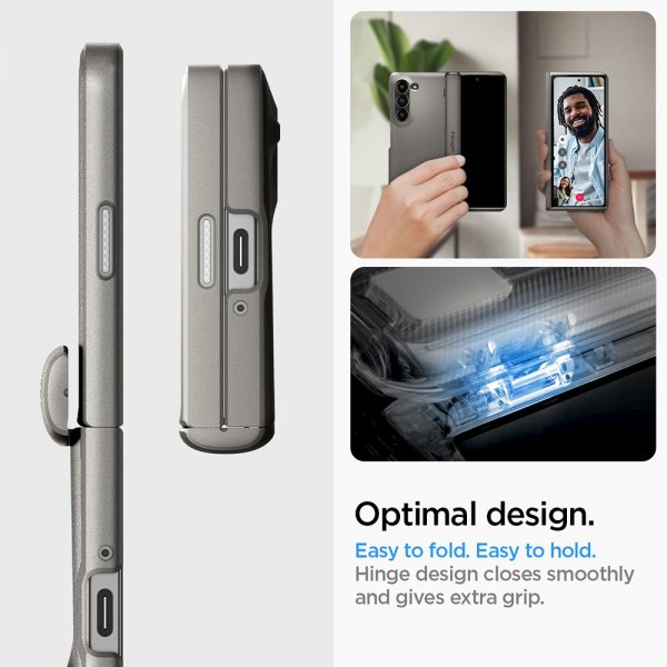 Spigen Samsung Galaxy Z Fold 6 Cover Slim Armor Pro Gunmetal