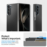 Spigen Samsung Galaxy Z Fold 6 Cover Air Skin Aramid Sort