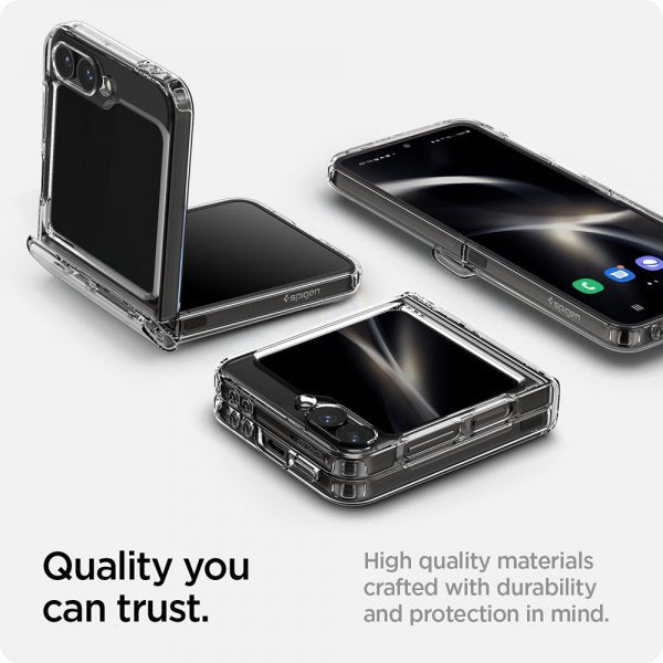 Spigen Samsung Galaxy Z Flip 6/Flip 7 FE Cover Ultra Hybrid Pro Crystal Clear