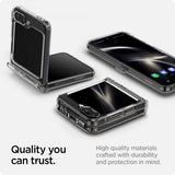 Spigen Samsung Galaxy Z Flip 6/Flip 7 FE Cover Ultra Hybrid Pro Crystal Clear