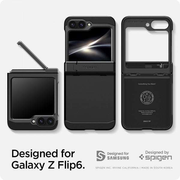 Spigen Samsung Galaxy Z Flip 6/Flip 7 FE Cover Tough Armor Pro Sort