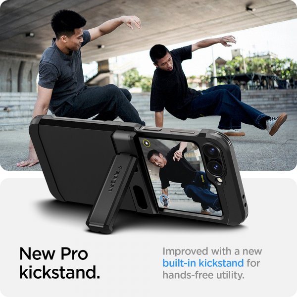 Spigen Samsung Galaxy Z Flip 6/Flip 7 FE Cover Tough Armor Pro Sort