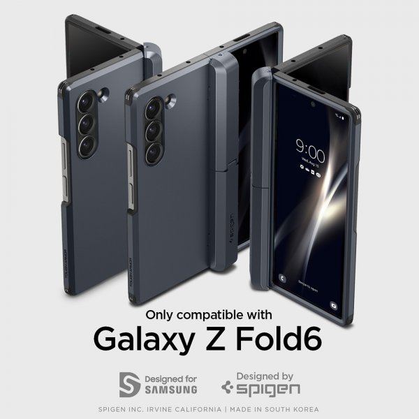 Spigen Samsung Galaxy Z Fold 6 Cover Tough Armor Pro P Metal Slate