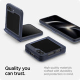 Spigen Samsung Galaxy Z Flip 6/Flip 7 FE Cover Ultra Hybrid Pro Frost Navy Blue