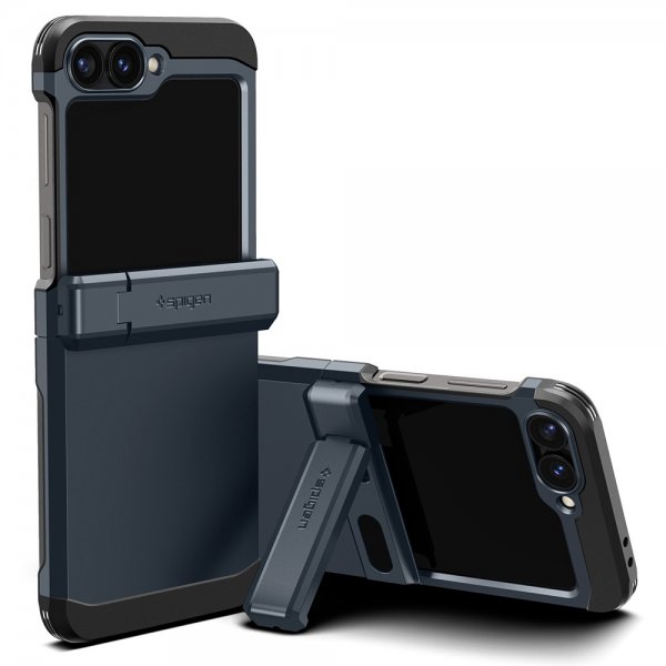 Spigen Samsung Galaxy Z Flip 6/Flip 7 FE Cover Tough Armor Pro Metal Slate