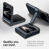 Spigen Samsung Galaxy Z Flip 6/Flip 7 FE Cover Tough Armor Pro Metal Slate