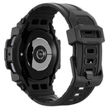 Spigen Samsung Galaxy Watch 7 40mm Rem og Cover Rugged Armor Pro Mat Sort