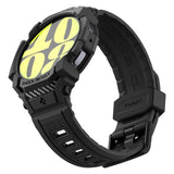Spigen Samsung Galaxy Watch 7 40mm Rem og Cover Rugged Armor Pro Mat Sort