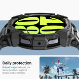 Spigen Samsung Galaxy Watch 7 40mm Rem og Cover Rugged Armor Pro Mat Sort