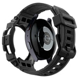Spigen Samsung Galaxy Watch 7 44mm Armbånd og Skal Rugged Armor Pro Mat Sort