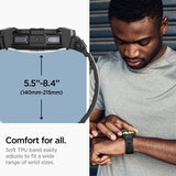 Spigen Samsung Galaxy Watch 7 44mm Armbånd og Skal Rugged Armor Pro Mat Sort