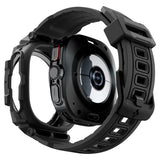 Spigen Samsung Galaxy Watch Ultra Armbånd og Etui Rugged Armor Pro Matte Black