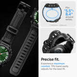 Spigen Samsung Galaxy Watch Ultra Armbånd og Etui Rugged Armor Pro Matte Black