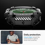 Spigen Samsung Galaxy Watch Ultra Armbånd og Etui Rugged Armor Pro Matte Black