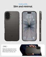 Spigen iPhone 17 Cover Thin Fit MagFit Gunmetal
