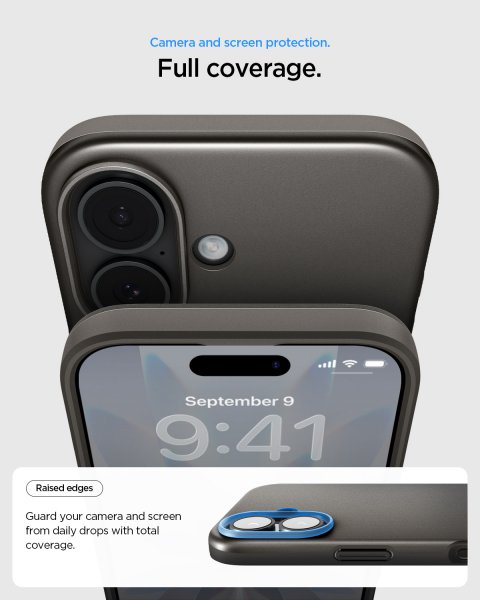 Spigen iPhone 17 Cover Thin Fit MagFit Gunmetal
