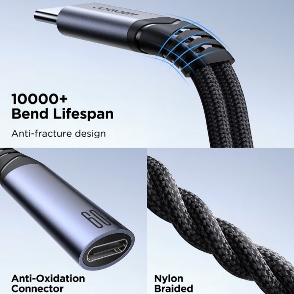 Joyroom Adapter 2-i-1 Audio Adapter USB-C til 3.5mm+USB-C