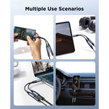 Joyroom Adapter 2-i-1 Audio Adapter USB-C til dobbelt USB-C