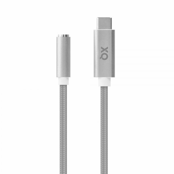 Xqisit Adapter USB-C til 3.5mm AUX 12 cm Sølv