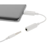 Deltaco Adapter USB-C til 3.5mm Hvid
