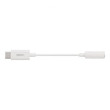 Deltaco Adapter USB-C til 3.5mm Hvid