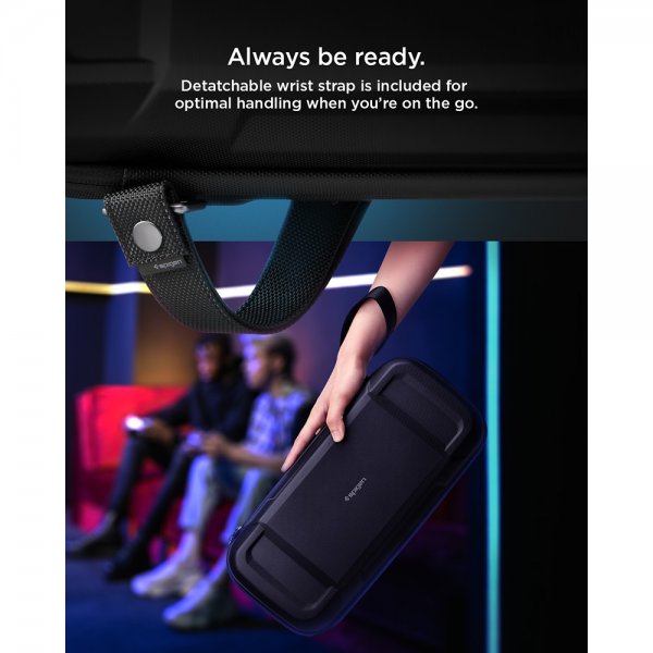 Spigen Steam Deck/Steam Deck OLED Taske Rugged Armor Pro Pouch Sort