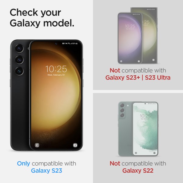 Spigen Samsung Galaxy S23 Skærmbeskyttelse Neo Flex 2-pak
