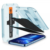Spigen iPhone 13 Pro Max/iPhone 14 Plus Skærmbeskyttelse GLAS.tR EZ Fit Privacy 2-pak