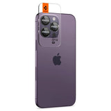 Spigen iPhone 14/15/16/17 Pro & Pro Max Kamerabeskyttelse GLAS.tR EZ Fit Optik Pro 2-pak Sort