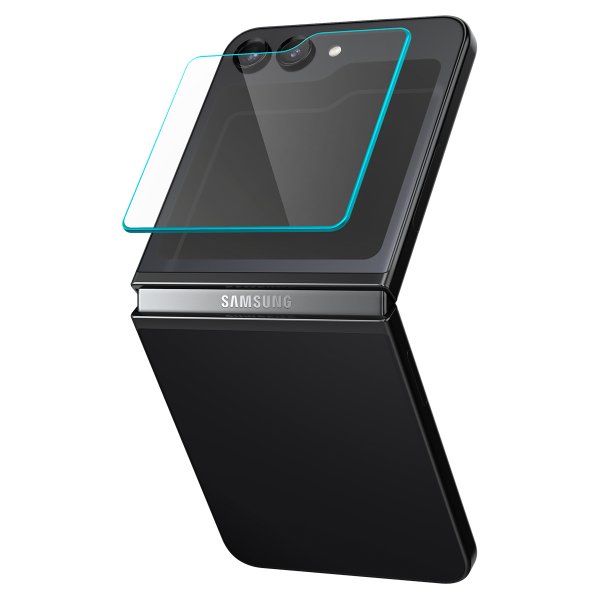 Spigen Samsung Galaxy Z Flip 5 Skærmbeskyttelse GLAS.tR EZ Fit 2-pak