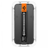 Spigen iPhone 15 Plus Skærmbeskyttelse GLAS.tR EZ Fit FC Sort 2-pak
