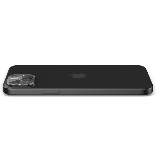 Spigen iPhone 14/15/14 Plus/15 Plus Kamerabeskyttelsesglas.tR Optik Crystal Clear 2-pak