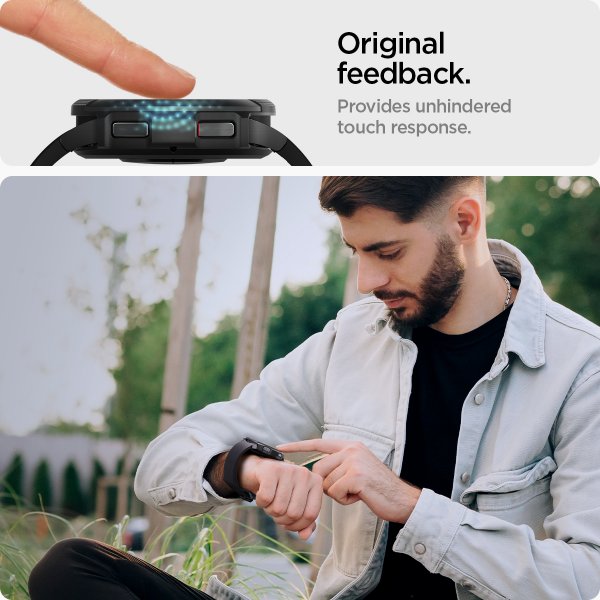 Spigen Samsung Galaxy Watch 6 Classic 43mm Skærmbeskytter GLAS.tR EZ Fit 2-pak