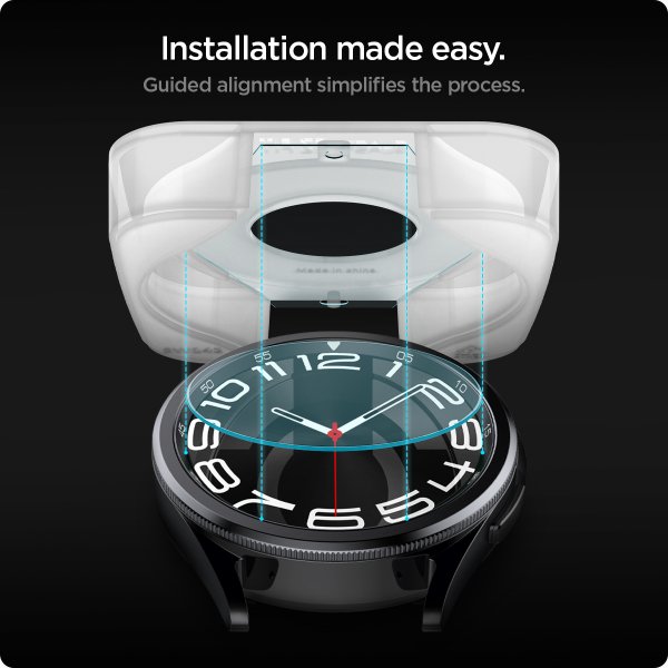 Spigen Samsung Galaxy Watch 6 Classic 43mm Skærmbeskytter GLAS.tR EZ Fit 2-pak