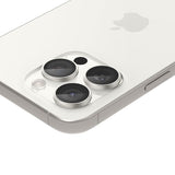 Spigen iPhone 15 Pro/iPhone 15 Pro Max Kamerabeskyttelse GLAS.tR EZ Fit Optik Pro 2-pak White Titanium