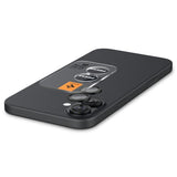 Spigen iPhone 16/iPhone 16 Plus Kamerabeskyttelse GLAS.tR EZ Fit Optik Pro 2-pak Sort