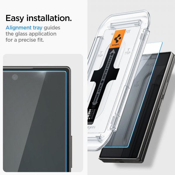 Spigen Samsung Galaxy Z Fold 6 Skærmbeskytter GLAS.tR EZ Fit 2-pak
