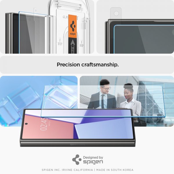 Spigen Samsung Galaxy Z Fold 6 Skærmbeskytter GLAS.tR EZ Fit 2-pak