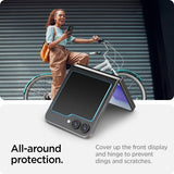 Spigen Samsung Galaxy Z Flip 6/Flip 7 FE Skærmbeskytter GLAS.tR EZ Fit 2-pak