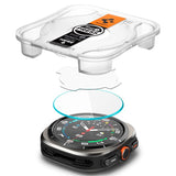Spigen Samsung Galaxy Watch Ultra Skærmbeskyttelse GLAS.tR EZ Fit 2-pak