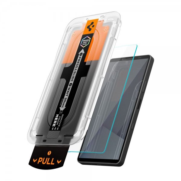 Spigen Sony Xperia 10 VII Skærmbeskytter GLAS.tR EZ Fit Pro 2-pak