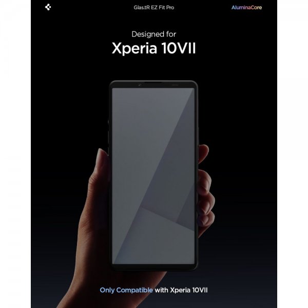 Spigen Sony Xperia 10 VII Skærmbeskytter GLAS.tR EZ Fit Pro 2-pak