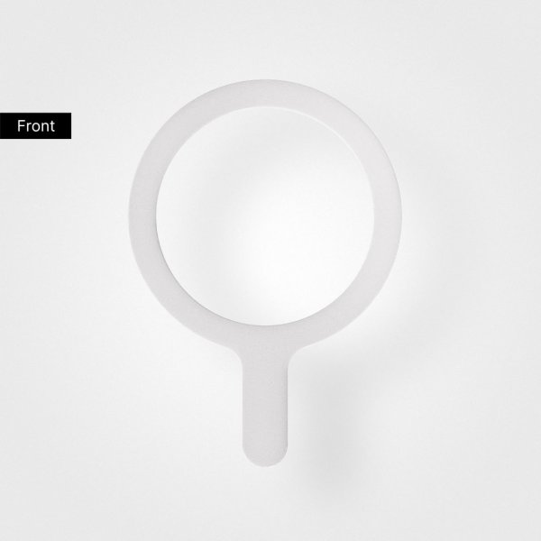 agood company Aftagelig MagSafe-ring Hvid